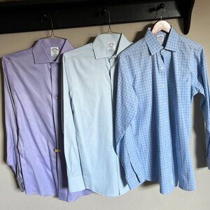 Brooks Brothers Mens Regent Dress Shirt (3 pack)